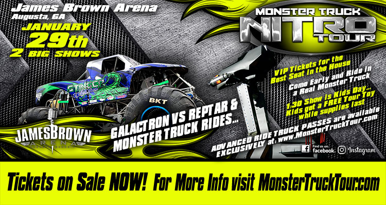 Monster Truck Nitro Tour 2022 Augusta
