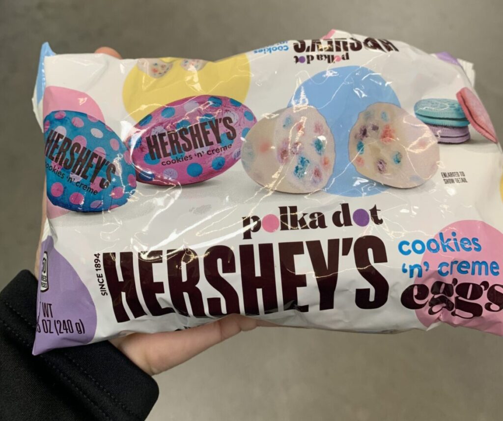 Hershey's White Chocolate Polka Dot Eggs