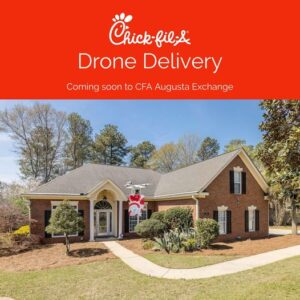 Drone Delivery Flyer For Chick-Fil-A. 