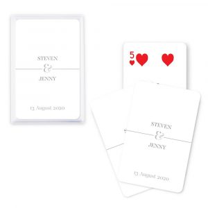 playing cards for weddings